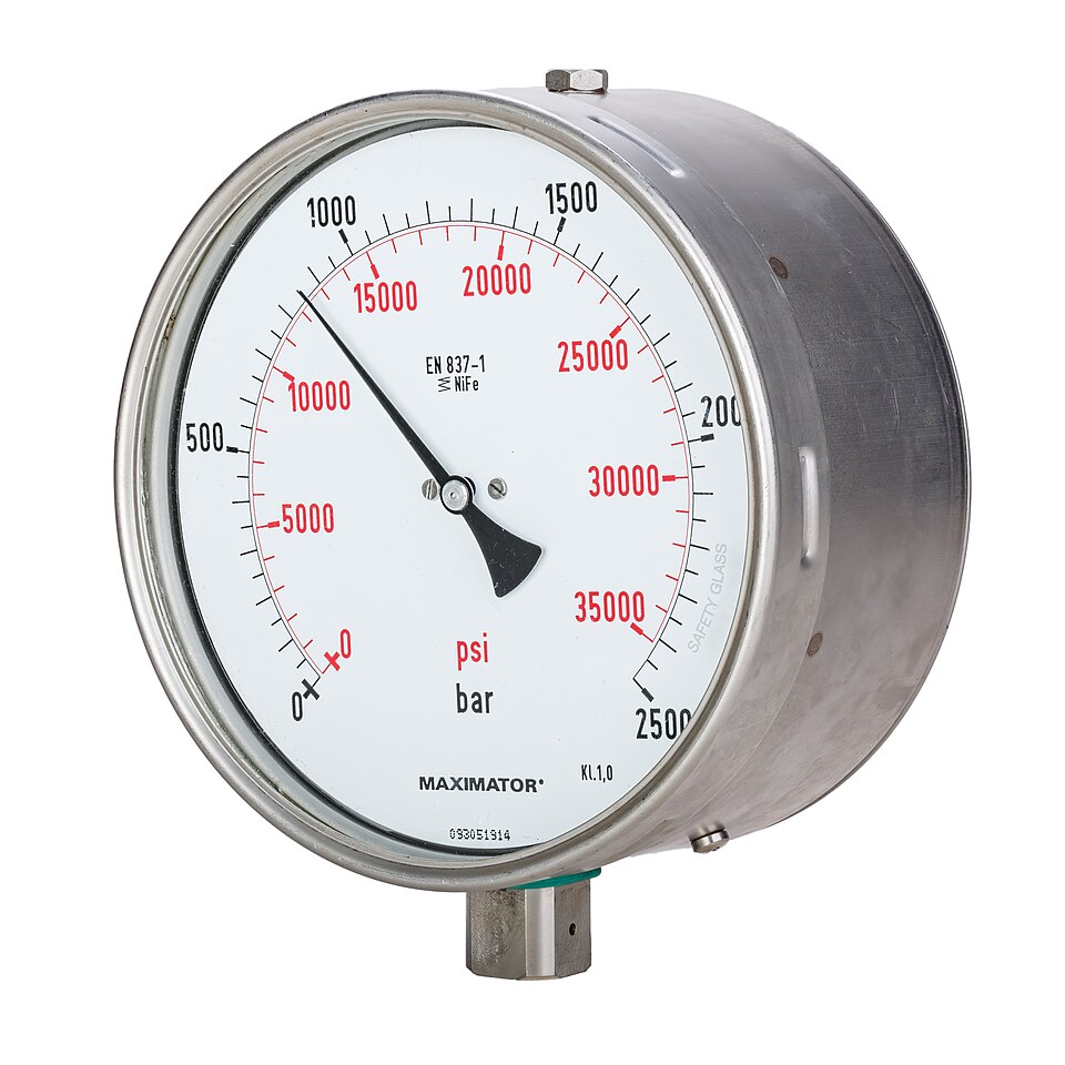 Manometer Pressure Difference